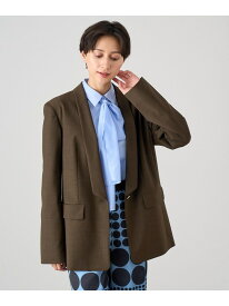 【SALE／50%OFF】【セットアップ対応商品】ウールトロピカル ジャケット ANAYI アナイ ジャケット・アウター テーラードジャケット・ブレザー ブラウン グレー ブラック【RBA_E】【送料無料】[Rakuten Fashion]