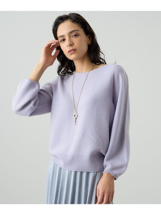 楽天市場】【SALE／30%OFF】紡毛ガーターパフスリーブ プルオーバー 
