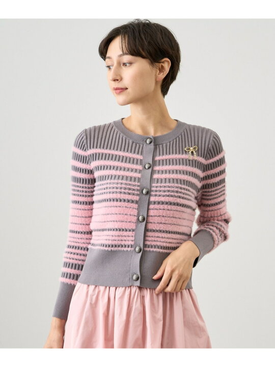 楽天市場】【SALE／40%OFF】フェザーボーダー カーディガン ANAYI 