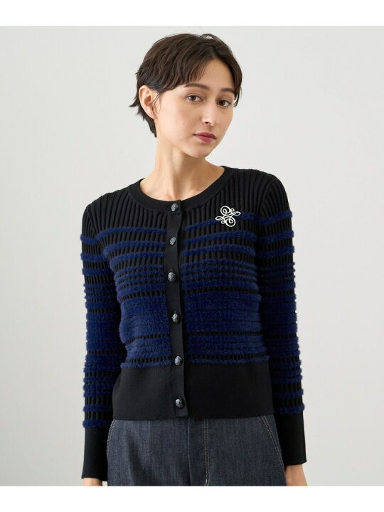 楽天市場】【SALE／40%OFF】フェザーボーダー カーディガン ANAYI  