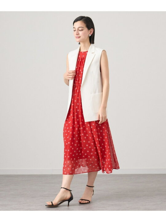 楽天市場】【SALE／50%OFF】マリンドットプリントキャザーフレア  