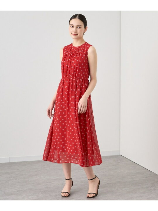 楽天市場】【SALE／50%OFF】マリンドットプリントキャザーフレア  