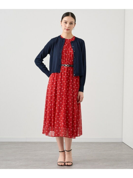 楽天市場】【SALE／40%OFF】マリンドットプリントキャザーフレア 