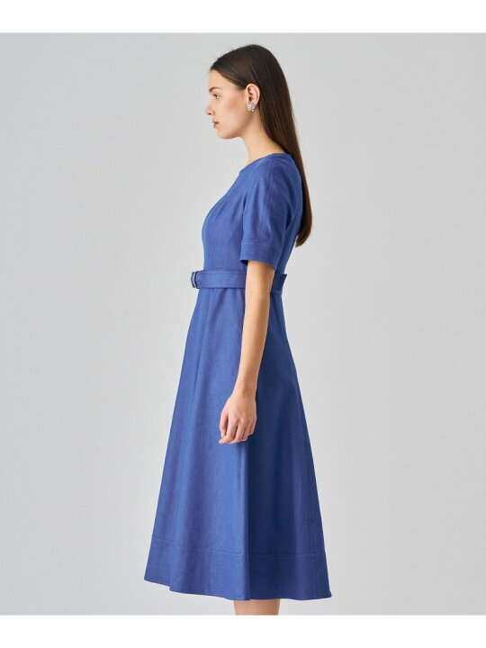 楽天市場】【SALE／40%OFF】シルクデニムベルト付き ワンピース ANAYI 