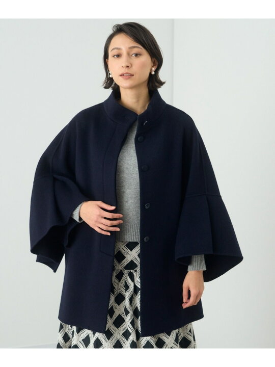 楽天市場】【SALE／40%OFF】ウールナイロンリバーケープコート ANAYI 