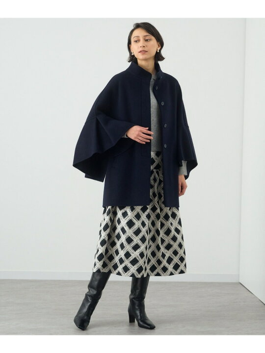 楽天市場】【SALE／40%OFF】ウールナイロンリバーケープコート ANAYI  