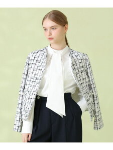 �ySALE�^40%OFF�z�y�Z�b�g�A�b�v�Ή����i�z���m�g�[���c�C�[�h�N���[ �W���P�b�g ANAYI �A�i�C �W���P�b�g�E�A�E�^�[ �m�[�J���[�W���P�b�g �z���C�g�yRBA_E�z�y���������z[Rakuten Fashion]