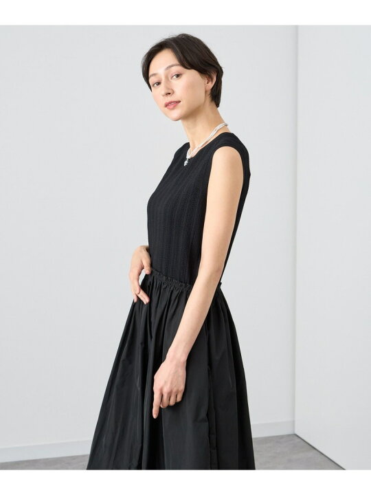 楽天市場】【SALE／50%OFF】レーシーニットドッキング ワンピース 