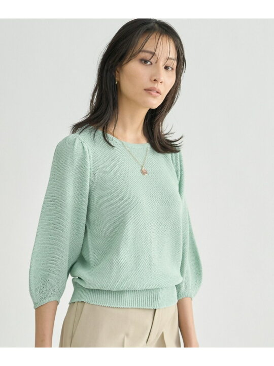 楽天市場】【SALE／30%OFF】和紙かのこパフスリーブプルオーバー ANAYI 
