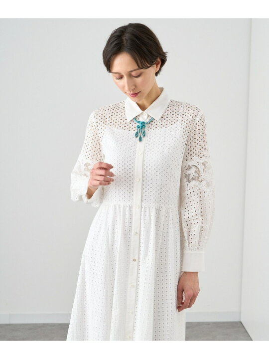楽天市場】【SALE／50%OFF】エンブロイダリーシャツ ワンピース ANAYI  