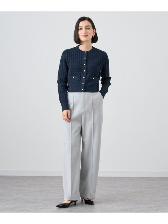 楽天市場】【SALE／30%OFF】裏起毛ピンタックワイドパンツ ANAYI 