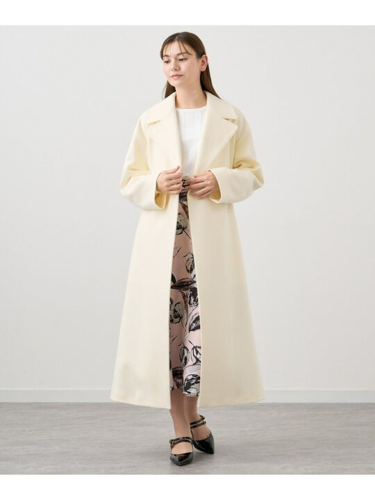 楽天市場】【SALE／30%OFF】ラムウールローブコート ANAYI アナイ 