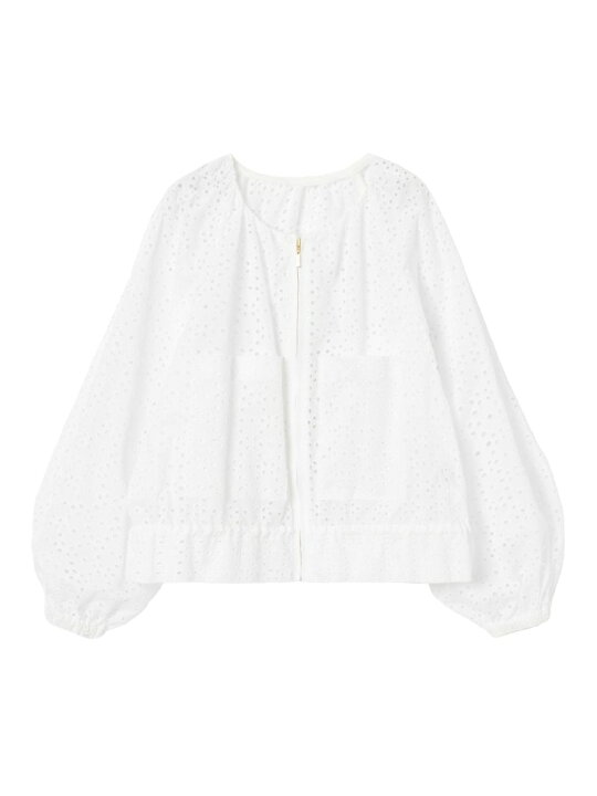 楽天市場】【SALE／50%OFF】コットンエンブロイダリーブルゾン ANAYI 