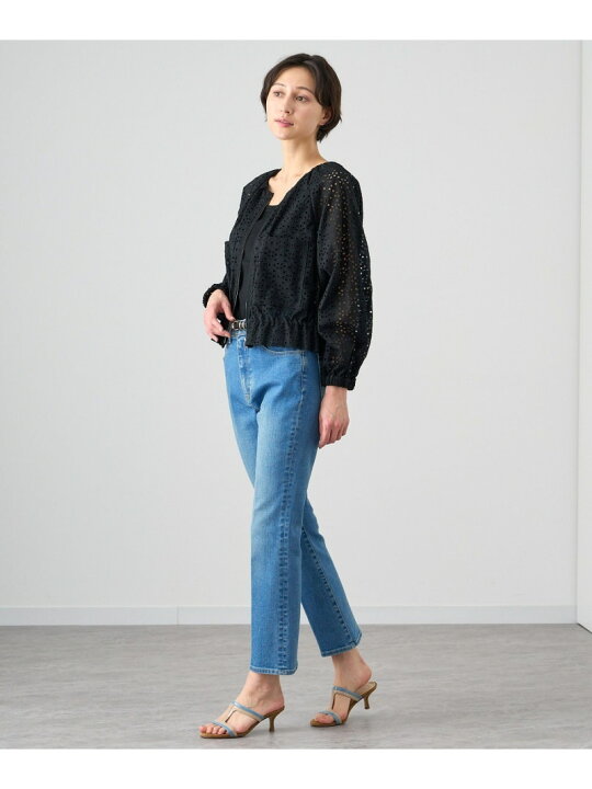 楽天市場】【SALE／50%OFF】コットンエンブロイダリーブルゾン ANAYI 