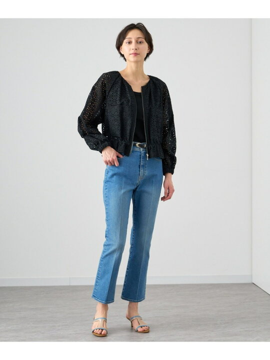楽天市場】【SALE／50%OFF】コットンエンブロイダリーブルゾン ANAYI 