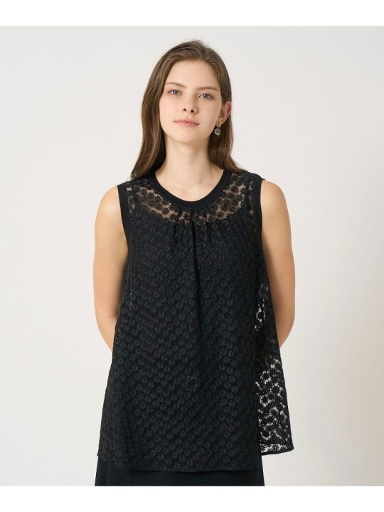楽天市場】【SALE／40%OFF】フラワー刺繍ノースリーブ ブラウス ANAYI 