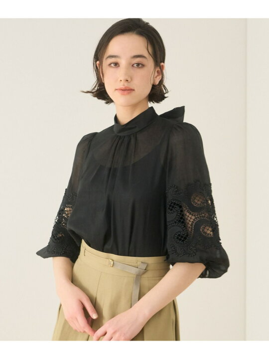 楽天市場】【SALE／60%OFF】ラミーコットンシシュウブラウス ANAYI 