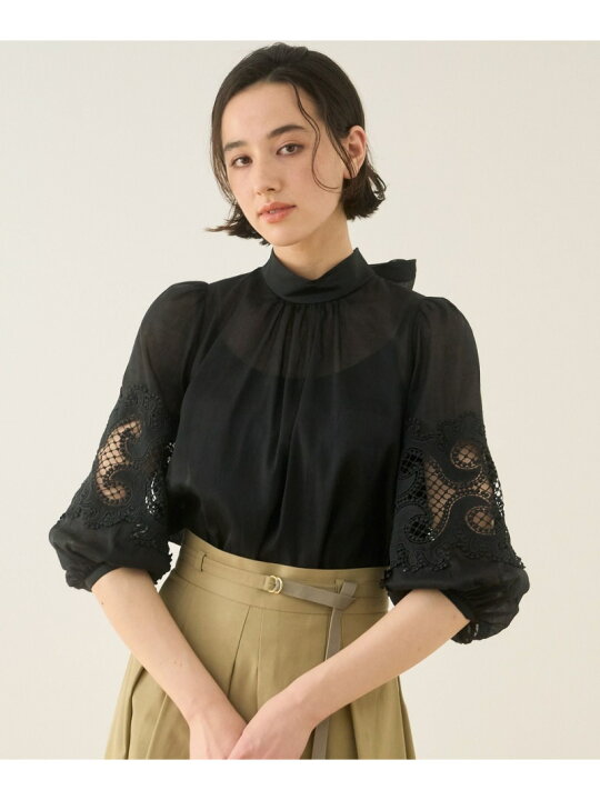 楽天市場】【SALE／60%OFF】ラミーコットンシシュウブラウス ANAYI 