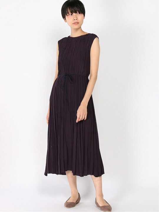 楽天市場】【SALE／60%OFF】デシンドットプリントプリーツワンピース  