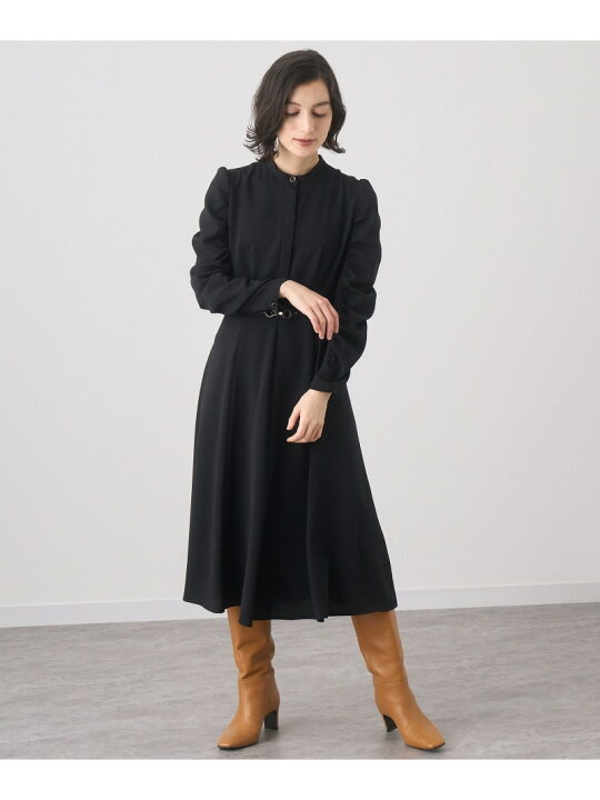楽天市場】【SALE／40%OFF】アムンゼンベルト付き切り替え ワンピース 