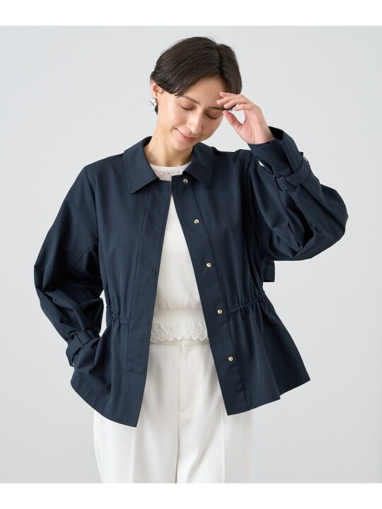 楽天市場】【SALE／40%OFF】コットンポリエステルステンカラーブルゾン 