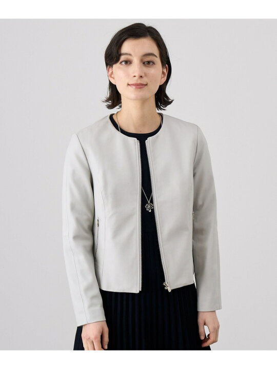 楽天市場】【SALE／40%OFF】ラムレザーファスナー ジャケット ANAYI  