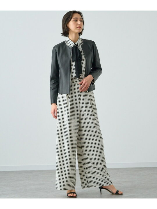 楽天市場】【SALE／40%OFF】ラムレザーファスナー ジャケット ANAYI  