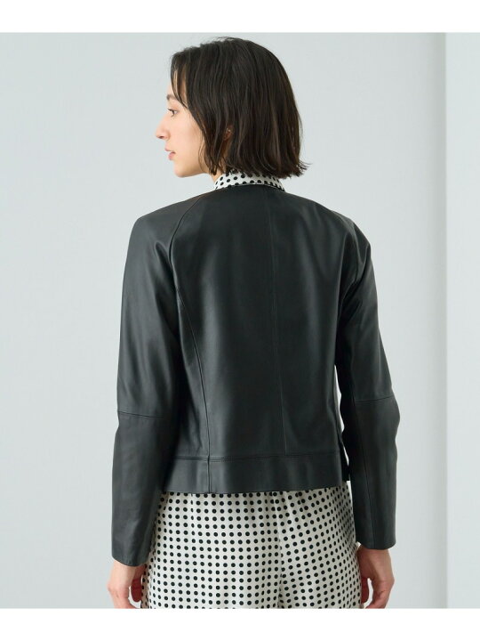 楽天市場】【SALE／40%OFF】ラムレザーファスナー ジャケット ANAYI  