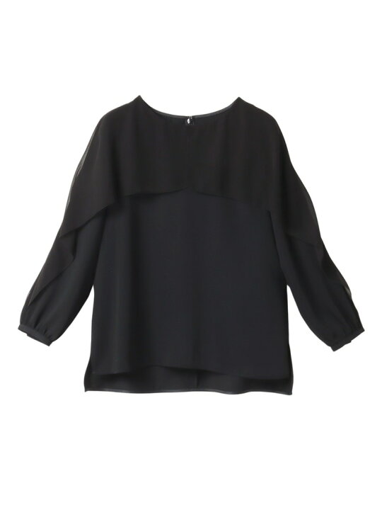 楽天市場】【SALE／60%OFF】ポリサテンケープブラウス ANAYI アナイ 