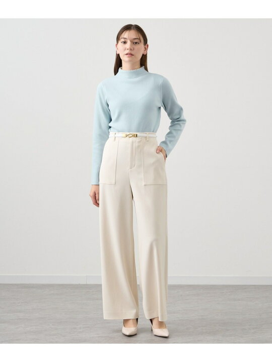 楽天市場】【SALE／40%OFF】ストレッチサテンベイカーパンツ ANAYI 