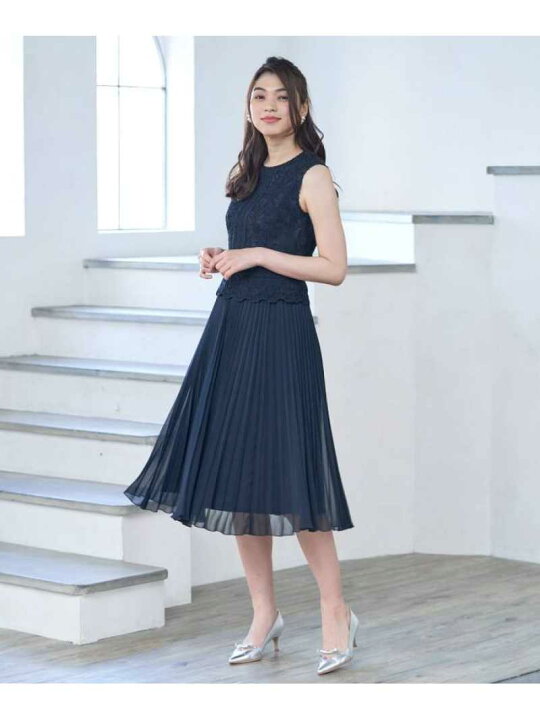 楽天市場】【SALE／80%OFF】チュールシシュウプリーツワンピース ANAYI  