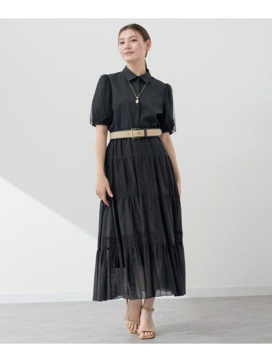 楽天市場】【SALE／30%OFF】コットンシルクローンティアード スカート  