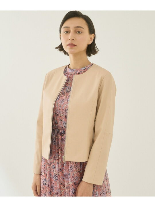 楽天市場】ラムレザーファスナー ジャケット ANAYI アナイ 