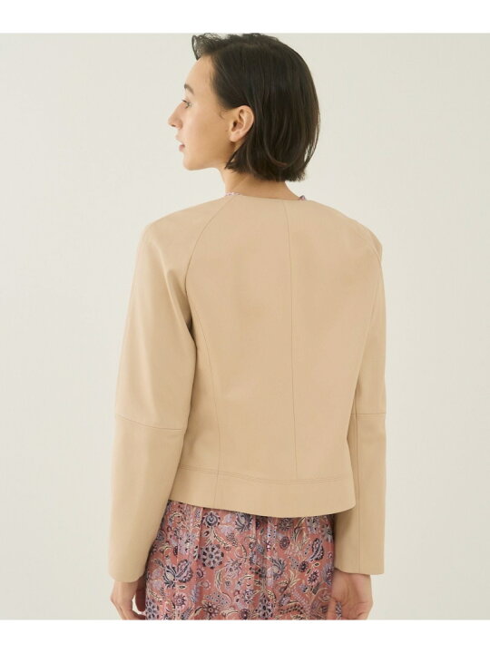 楽天市場】ラムレザーファスナー ジャケット ANAYI アナイ ジャケット  