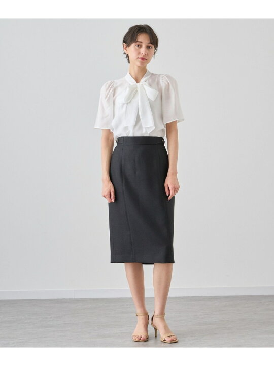 楽天市場】【SALE／30%OFF】オーガンジーボウタイブラウス ANAYI 