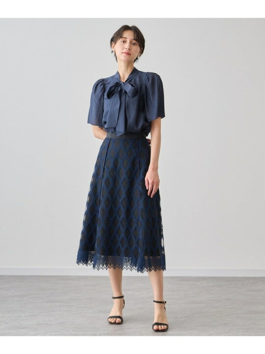 楽天市場】【SALE／30%OFF】オーガンジーボウタイブラウス ANAYI 