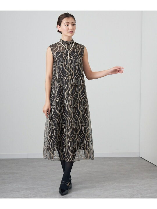 楽天市場】【SALE／50%OFF】ラメチュールスタンド ワンピース ANAYI  