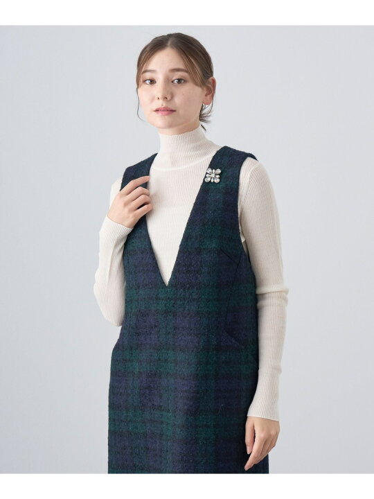楽天市場】【SALE／40%OFF】ループチェックジャンパースカート ANAYI 