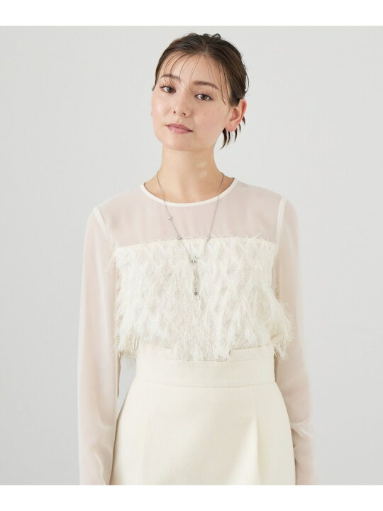 楽天市場】【SALE／40%OFF】カットジャガード ブラウス ANAYI アナイ 
