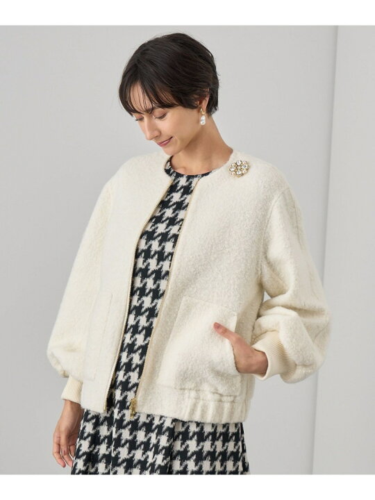 楽天市場】【SALE／50%OFF】アルパカリバーパフブルゾン ANAYI アナイ 
