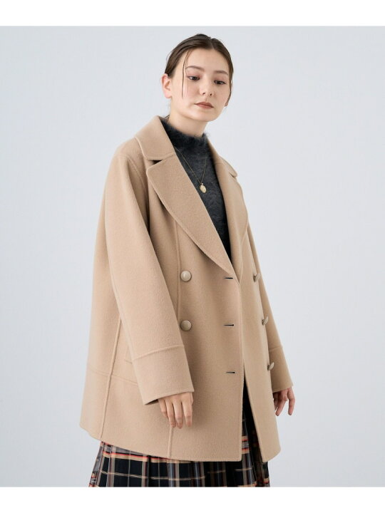 楽天市場】【SALE／50%OFF】リバーピーコート ANAYI アナイ ジャケット 