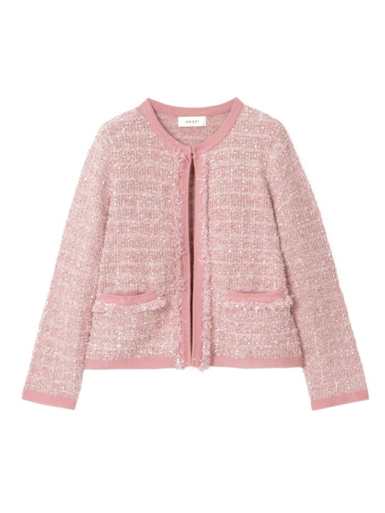 楽天市場】【SALE／40%OFF】ミックスヤーンニット カーディガン ANAYI 