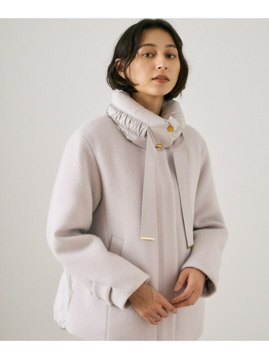 楽天市場】【SALE／40%OFF】ウール切り替えダウンショートコート ANAYI 