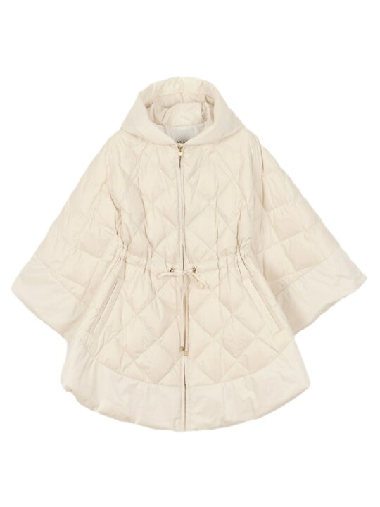 楽天市場】【SALE／40%OFF】キルティングフードダウンポンチョ ANAYI 