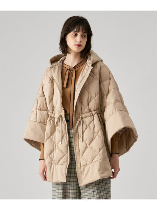 楽天市場】【SALE／40%OFF】キルティングフードダウンポンチョ ANAYI 