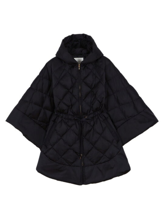楽天市場】【SALE／40%OFF】キルティングフードダウンポンチョ ANAYI 