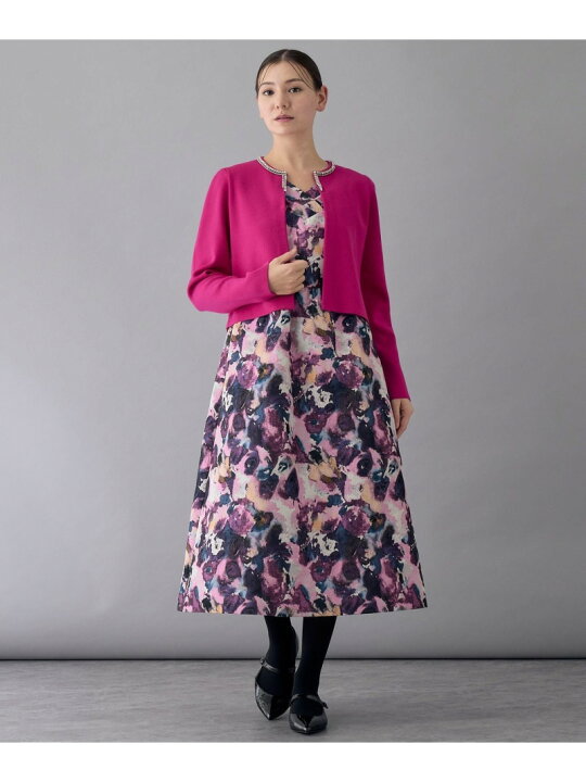 楽天市場】ビジューネックメリノスムース カーディガン ANAYI アナイ  