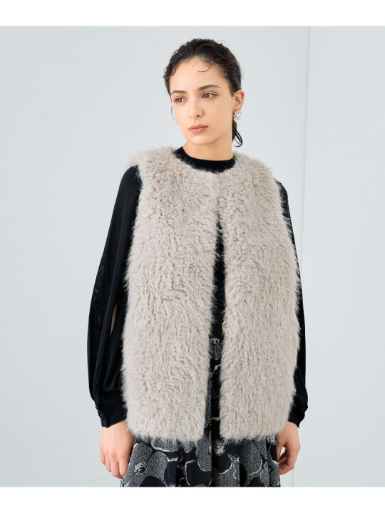 楽天市場】【SALE／40%OFF】フェイクファージレ ANAYI アナイ トップス 