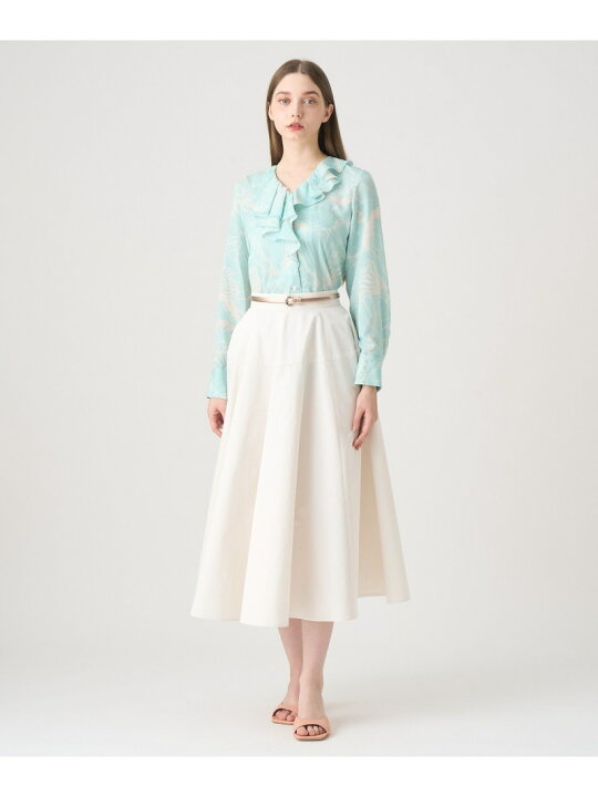 楽天市場】【SALE／40%OFF】バタフライプリントフリル ブラウス ANAYI 