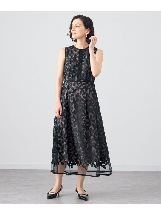 楽天市場】リーフチュールフレア ワンピース ANAYI アナイ ワンピース 